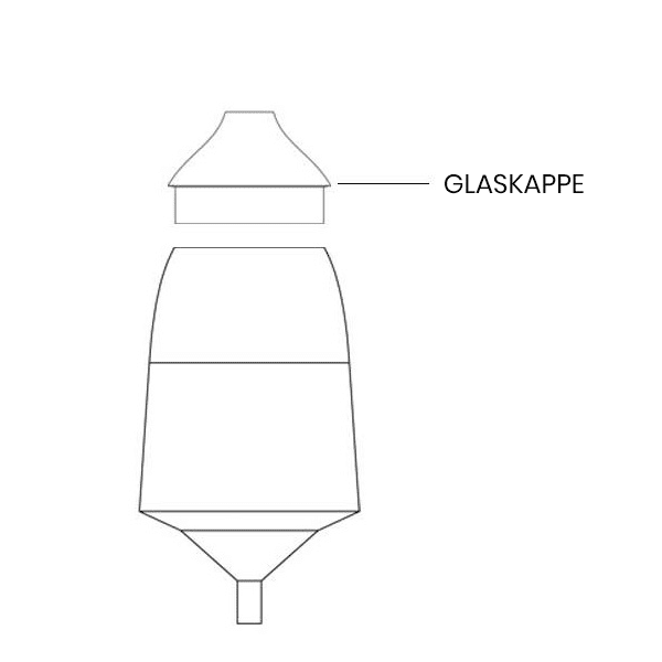 Glaskappe für BO Aromadiffuser - Diffuser Zubehör - Ansicht 1