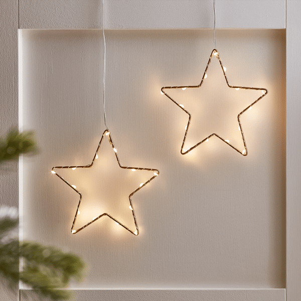 Osby Gold-Star Fensterdeko Set - LED Fensterdeko Set - Ansicht 2