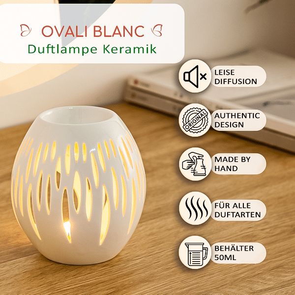 Ovali Blanc Duftlampe - Aromalampe - Ansicht 2